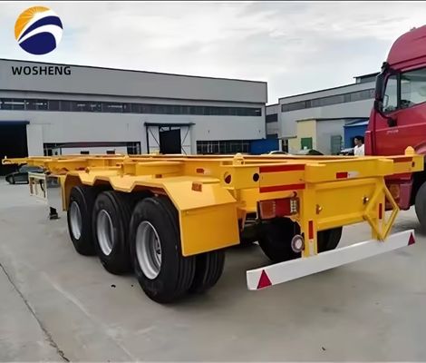 3 Achsen 20FT 40FT Gänsehals Container Chassis Skelett Halbanhänger