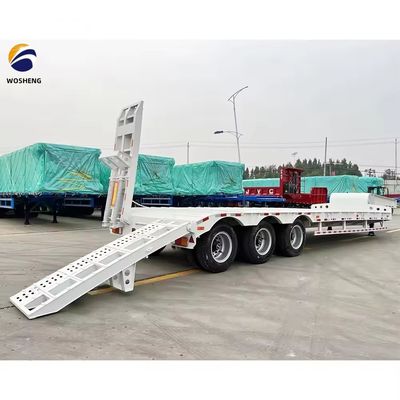 Niedrigflächige Lkw Anhänger Maximallast 150 Tonnen Hals 3 Achse 4 Achsen