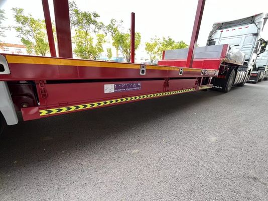 40ft Container Holz Stahlrohr Transport Halbanhänger mit abnehmbaren Stahlhaufen