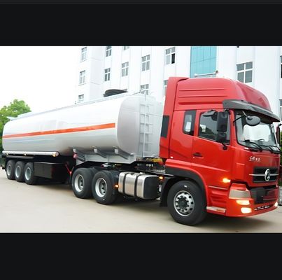 Kohlenstoffstahl 42cbm Dieselöl-Tanker Semi-Anhänger mit maximaler Nutzlast 30000 kg