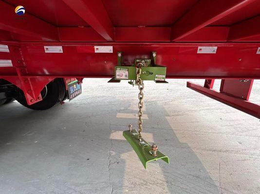 Wosheng 3 Achsen 20-50T Vieh-Hochzaun Semi-Anhänger für den Transport von Gemüse