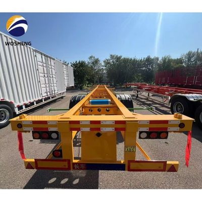 12R22.5*12 Stück Reifen 1/2 Achsen 20/40/45/48 Fuß Stahlskelett Halbanhänger für den Lkw-Containertransport
