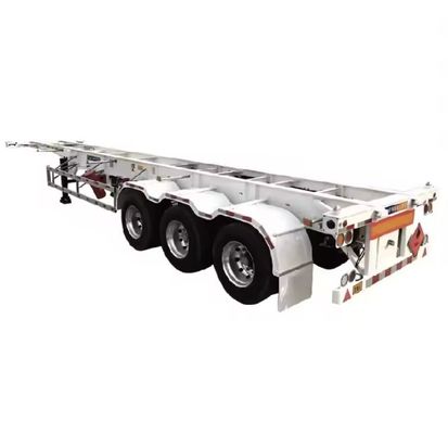 3 Achsen Container-Transport-Fahrwerk für Lastwagen 20/40/45 Fuß Stahl-Skelett-Halbanhänger
