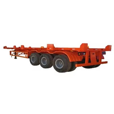 3 Achsen Container-Transport-Fahrwerk für Lastwagen 20/40/45 Fuß Stahl-Skelett-Halbanhänger