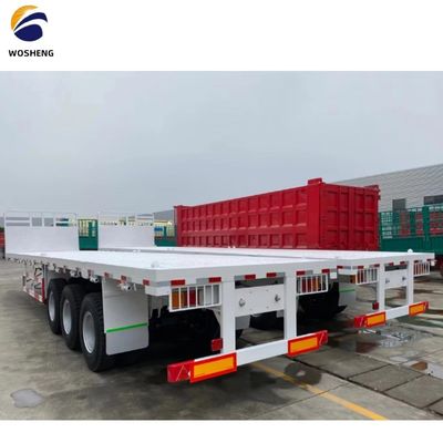 50ft 3 Achsen Flatbed Trailer angepasst an Kundenanforderungen