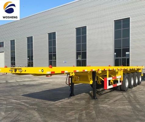 Halbanhänger für 20ft 40ft Container Flatbed Truck 12400x2610x1550mm oder Anpassung
