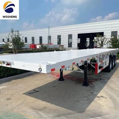 3 Achsen flacher Semi-Anhänger für 20 Fuß oder 40 Fuß Container Transport Rim 9.0-22.5