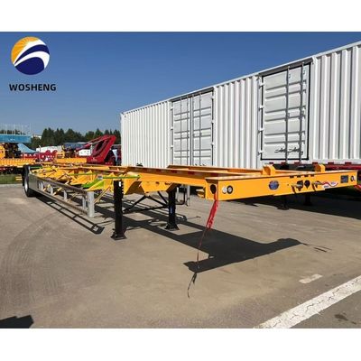 Containertransport 40ft 12m Container Anhänger Chassis für 20 Fuß und 40 Fuß Container