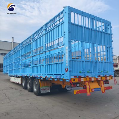 3 Achsen 20-60 Tonnen Hochzaun Semi-Anhänger mit SAF zwei Geschwindigkeit 28t Heavy Duty Landegerät
