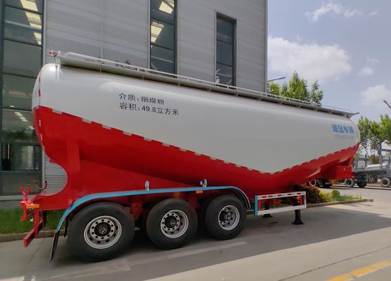 Tank Halbanhänger Anpassungsfähiges Aluminium Schüttgut Zement Pneumatik für Lkw-Funktion