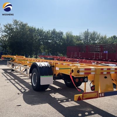 Tare Gewicht 6500kgs 2 Achsen Skelett Anhänger für 20ft 40ft 45ft Shipping Container