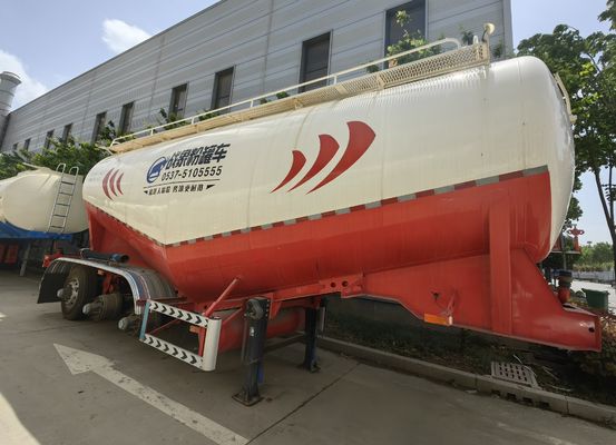 Tank Halbanhänger Anpassungsfähiges Aluminium Schüttgut Zement Pneumatik für Lkw-Funktion