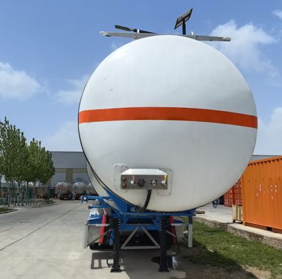 Tank Halbanhänger Anpassungsfähiges Aluminium Schüttgut Zement Pneumatik für Lkw-Funktion