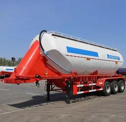 Tank Halbanhänger Anpassungsfähiges Aluminium Schüttgut Zement Pneumatik für Lkw-Funktion