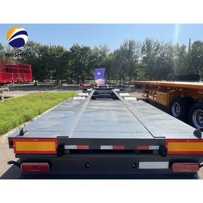 Stahl 4 Achsen Skelett 40 Ft Skelett Chassis Halbfahrzeug Skelett Anhänger