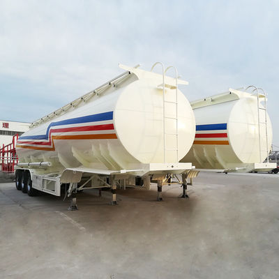 3 Achsen Aluminiumlegierung Zement Pneumatischer Tank Halbanhänger Treibstoffbehälter Lkw Anhänger