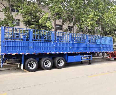 Best 40-80 Tonnen Stahlmaterialien Zaun Truck Anhänger für den Transport von Tieren und Fracht