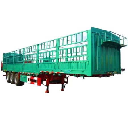 Semi-Anhänger 3/4 Achsen Lastkapazität 30-80 Tonnen für den Transport von Gütern und Vieh