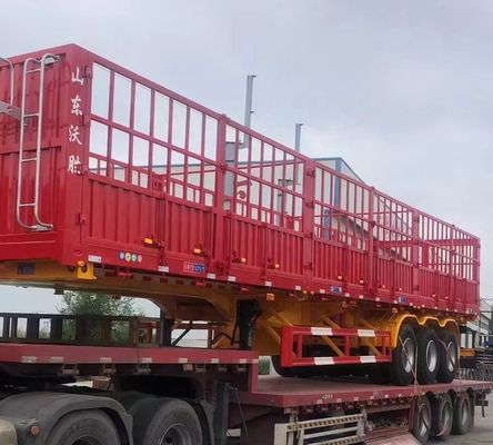 3/4 Achsen Mehrzweckzaun Halbanhänger zum Transport von Massengut und Getreide