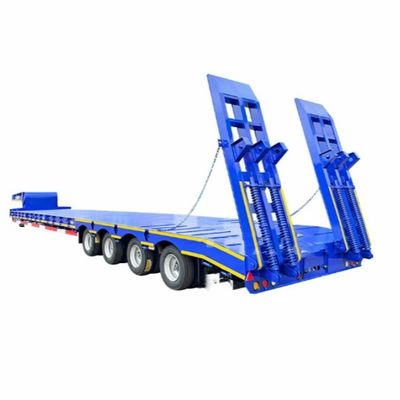 60 Tonnen 2&quot;/3.5&quot; JOST King Pin 3 Achse Lowboy-Lader Lowbed Semi-Trailer für Schwerlast