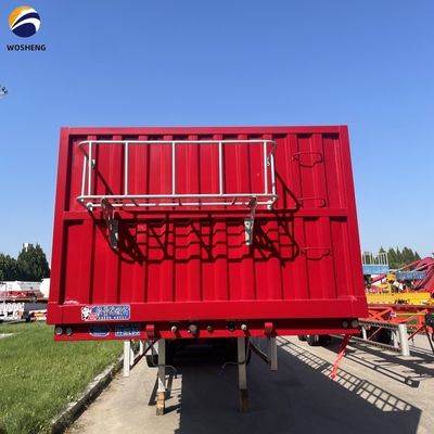 Anhänger für den Transport von Viehbestand 40FT 3 Achsen Lagerhauszaun Semi-Anhänger für den afrikanischen Markt