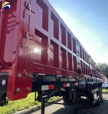 Anhänger für den Transport von Viehbestand 40FT 3 Achsen Lagerhauszaun Semi-Anhänger für den afrikanischen Markt