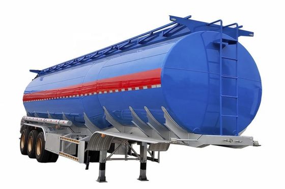 13000*2550*3780mm Kohlenstoffstahl Isolierung Kraftstofftankschiff Halbanhänger mit 12R22.5 Reifen