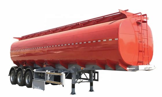 13000*2550*3780mm Kohlenstoffstahl Isolierung Kraftstofftankschiff Halbanhänger mit 12R22.5 Reifen