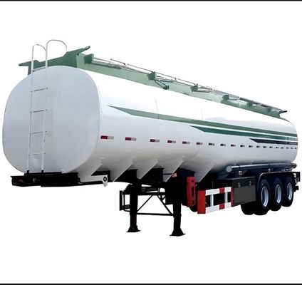 13000*2550*3780mm Kohlenstoffstahl Isolierung Kraftstofftankschiff Halbanhänger mit 12R22.5 Reifen
