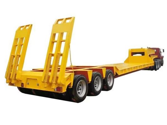 Hauptstrahl Q345B / T700 Stahl 40 Tonnen Tiefbettanhänger für schwere Güter