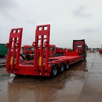 Nachleger für Container mit niedrigem Boden für Last von 40T-100T 13/16/20 Tonnen Achse Q345B / T700 Stahlbalken