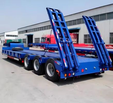 Nachleger für Container mit niedrigem Boden für Last von 40T-100T 13/16/20 Tonnen Achse Q345B / T700 Stahlbalken