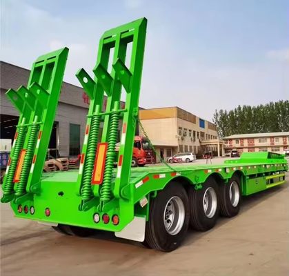 FUWA/JOST/WOSHENG Landegerät 50 Tonnen 60 Tonnen Hydraulischer Gänsenhals-Lowboy-Halbanhänger