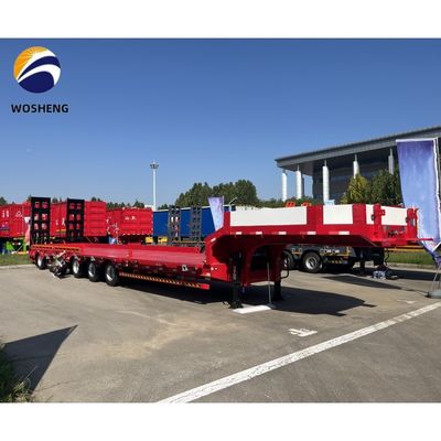 FUWA/JOST/WOSHENG Landegerät 50 Tonnen 60 Tonnen Hydraulischer Gänsenhals-Lowboy-Halbanhänger