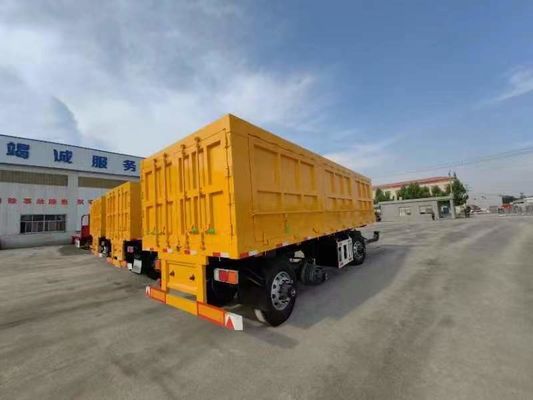 500 mm Höhe Q345 Kohlenstoffstahl Zugstange Dolly Vollanhänger für 40-100 Tonnen Ladung