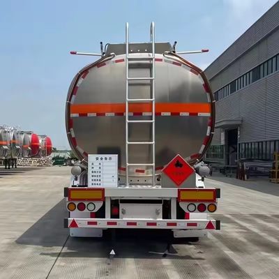 45000 Liter Aluminiumlegierung Edelstahl Brennstoffbehälter Halbanhänger mit 2/3 Achsen