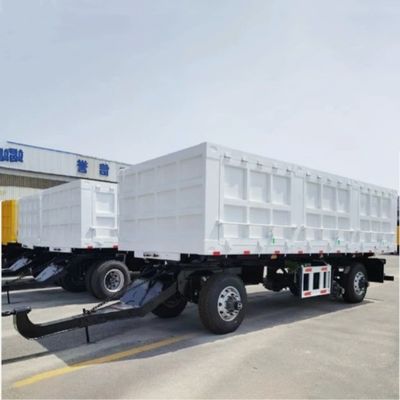 Lkw-Anhänger 2 Achsen Hydraulik-Full-Tipper-Anhänger für den Transport von Sand-Kohlebergbau