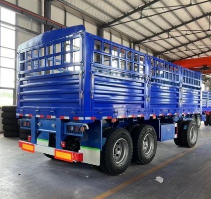 Lkw-Anhänger 2 Achsen Hydraulik-Full-Tipper-Anhänger für den Transport von Sand-Kohlebergbau