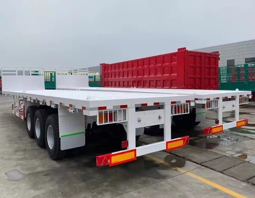 Halbanhänger für den Transport von Containern mit 3 Achsen und 4 Achsen