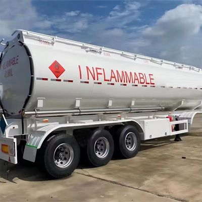 Edelstahl 3 Achsen Treibstofföl-Lkw Sattelanhänger 4000 bis 45000 Liter Öl-Tanker