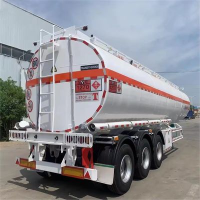 Edelstahl 3 Achsen Treibstofföl-Lkw Sattelanhänger 4000 bis 45000 Liter Öl-Tanker