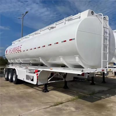 Edelstahl 3 Achsen Treibstofföl-Lkw Sattelanhänger 4000 bis 45000 Liter Öl-Tanker