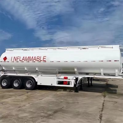 Edelstahl 3 Achsen Treibstofföl-Lkw Sattelanhänger 4000 bis 45000 Liter Öl-Tanker