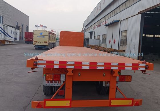 4 Achsen 40 Fuß schwerer Transportanhänger mit einer Dicke von 90 mm*13 mm*10 Schicht
