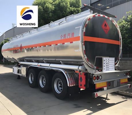 4200L Kraftstoffbehälter Halbanhänger aus Kohlenstoffstahl, Edelstahl oder Aluminiumlegierung