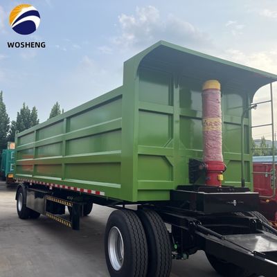 Vollzug mit Zugstange Dolly mit Seitenwandstück für den Transport schwerer Güter