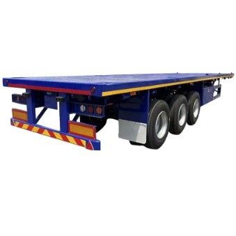 Flatbed Semi-Trailer mit 20-80 Tonnen Kapazität in 2/3/4 Achsen von 14M für 40ft Trailer