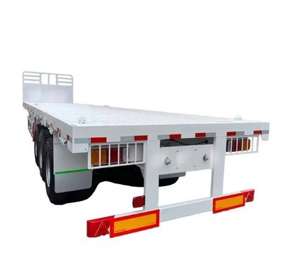 Flatbed Semi-Trailer mit 20-80 Tonnen Kapazität in 2/3/4 Achsen von 14M für 40ft Trailer