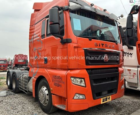 Gebrauchtes Linkslenkenfahrzeug 6x4 Lkw-Kopf 350-450 PS Traktor-Lkw mit 31-40 t Kapazität