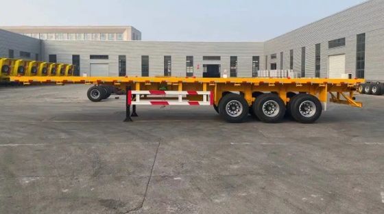 12 Satz Twist Lock Flatbed Semi-Trailer für 30 bis 100 Tonnen Kapazität und Lkw-Anhänger